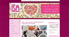 Desktop Screenshot of ism-cologne.de